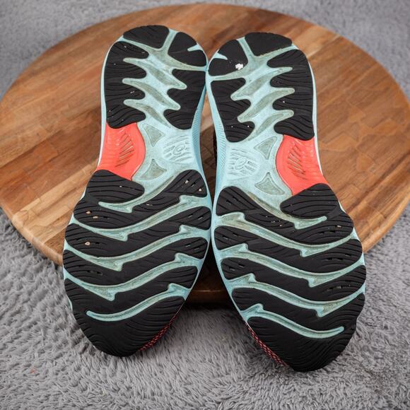 ASICS Women's US 6.5 Running Shoes GEL-NIMBUS 23 LITE-SHOW 1012B151 Coral/ Aqua - Picture 7 of 9